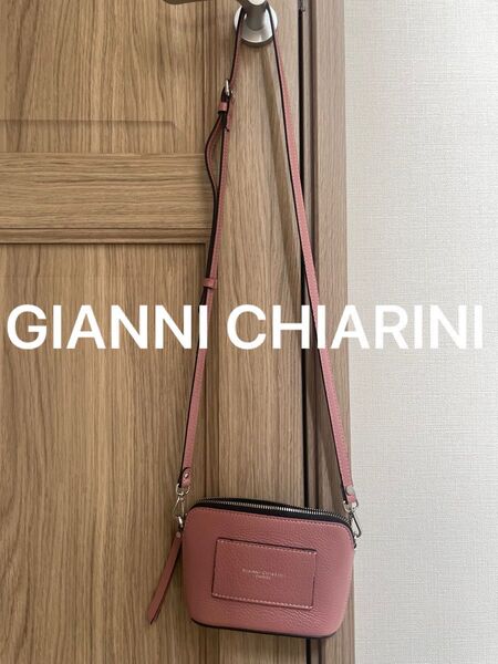 ジャンニキャリーニGIANNI CHIARINI ミニショルダーバッグ スマホショルダー レザー