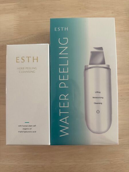 ESTH ウォーターピーリング & ハーブピーリングクレンジング セット