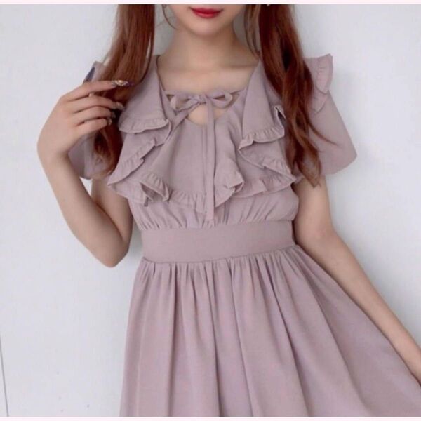 Ank Rouge ラッフルフリルロングワンピース
