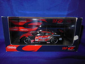 1/43 エブロ レア ローダウンフォース仕様 XANAVI NISMO GT-R 2008 ザナヴィニスモGT-R EBBRO R35型GT500デビューモデル おまけ付