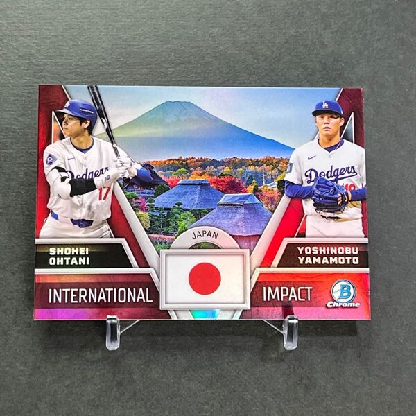 大谷翔平&山本由伸 2024 Topps Bowman Chrome International Impact