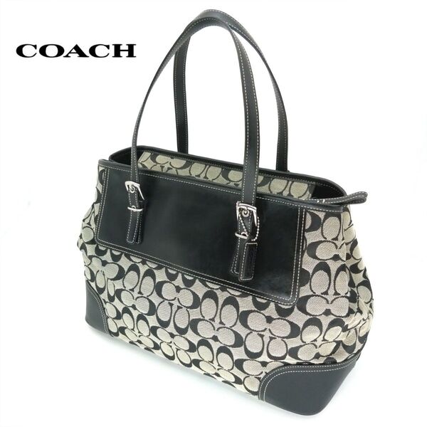 COACH コーチ シグネチャー トートバッグ ハンドバッグ 6894 A4可 大容量