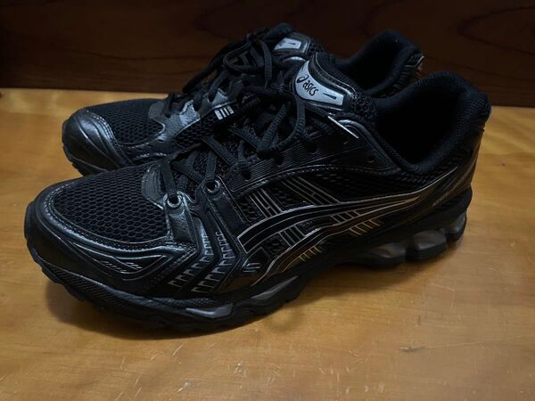 ASICS GEL-KAYANO 14 Black/Pure Silver 28.5cm ゲルカヤノ14