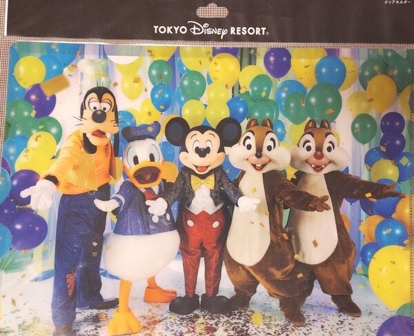 東京ディズニーリゾート イマジニングザマジック ミッキー ドナルド グーフィー チップ&デール クリアホルダー クリアファイル