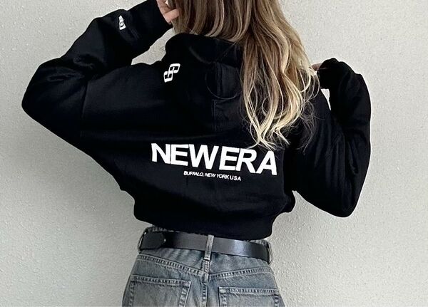 【GYDA】GYDA×NEWERA ショートスウェット パーカー