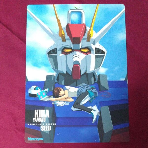 機動戦士ガンダムSEED キラ・ヤマト/アスラン・ザラ B5下敷き Newtype付録