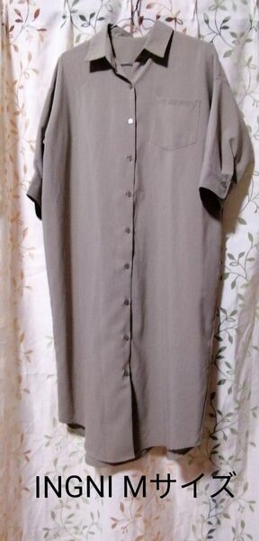 美品 INGNI ロングシャツ ワンピース Mサイズ