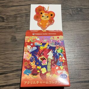 ポケモンセンターヒロシマ広島限定 アクリルチャーム ヒメグマ もみじまんじゅう