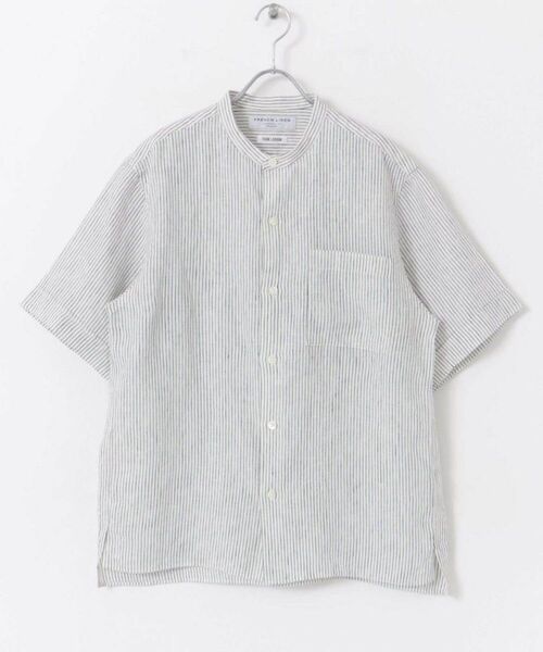 FORK&SPOON フレンチリネンショートスリーブシャツ アーバンリサーチ URBAN RESEARCH サイズ5