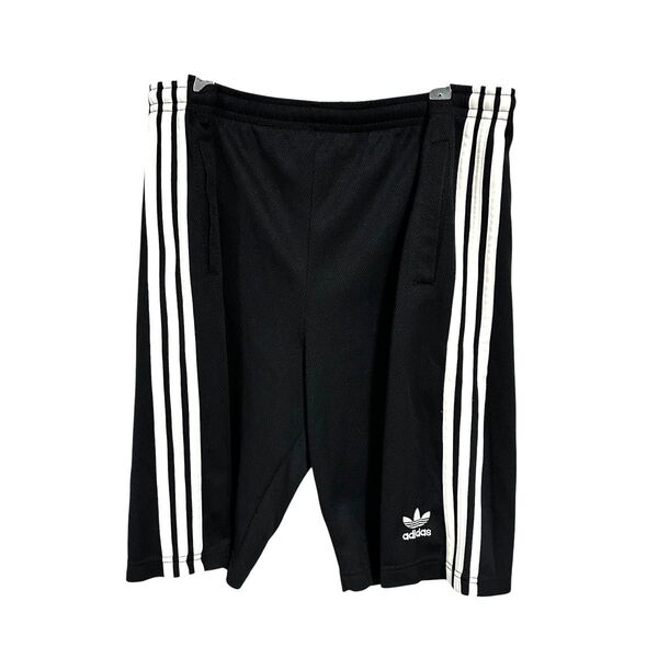 古着 "adidas originals" 3ライン ハーフパンツ 黒タグ