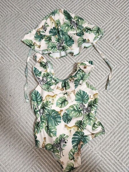H&M 水着 80cm ボタニカル