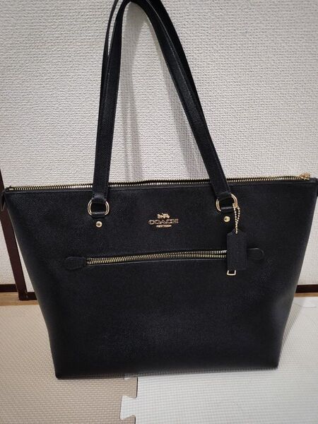 COACH コーチ トートバッグ ギャラリートートバッグ 肩掛け ブラック