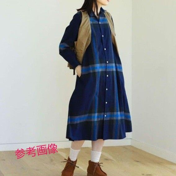 ビームスボーイ BEAMS BOY ビッグタータンワンピース NAVY ネイビー(紺) フリーサイズ FREE ワンピース