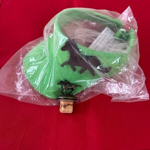 JRA非売品グッズ 新品未使用ウマサンバイザー ブラントン競走馬コルク美品 競馬グッズ まとめて