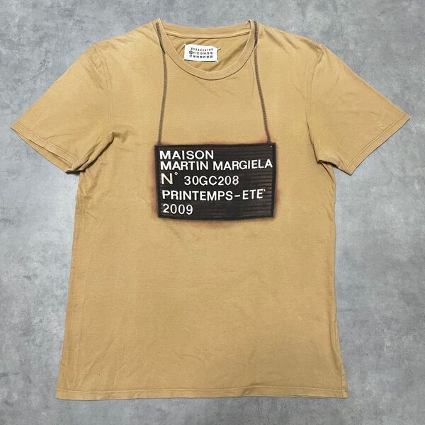 Maison Martin Margiela 10 囚人プレート 転写 Tシャツ
