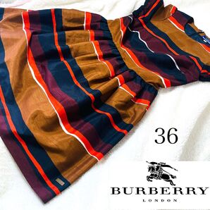 美 品 BURBERRY LONDON バーバリーロンドン夏ワンピース 36