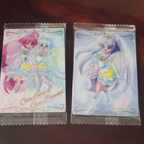 プリキュアウエハースカード11 R SR フォーチュン ラブリー プリンセス ハピネスチャージプリキュア
