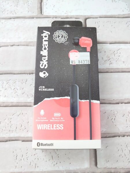 新品・未開封 Skullcandy Jib Wireless カナル型ワイヤレスイヤホン