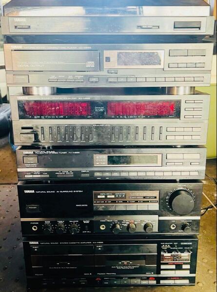希少 1980年代 後半 YAMAHA ステレオセット 動作品