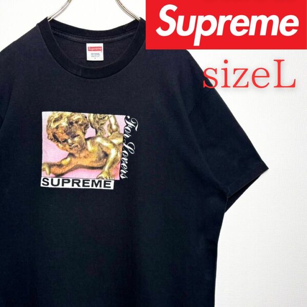 Supreme 金色の天使 Tシャツ ブラック Lサイズ