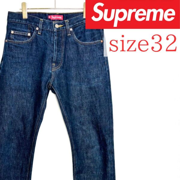 Supreme スリムジーンズ インディゴ size32 アメリカ製