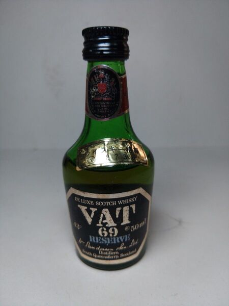 古酒VAT69 RESERVE ミニチュアボトル 50ml