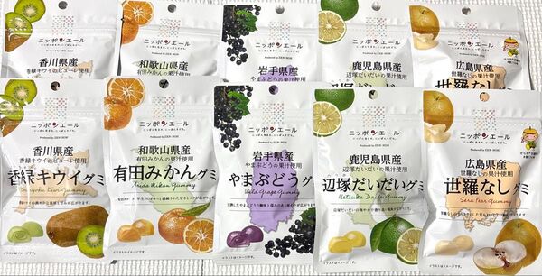 ニッポンエール グミ 5種 10袋
