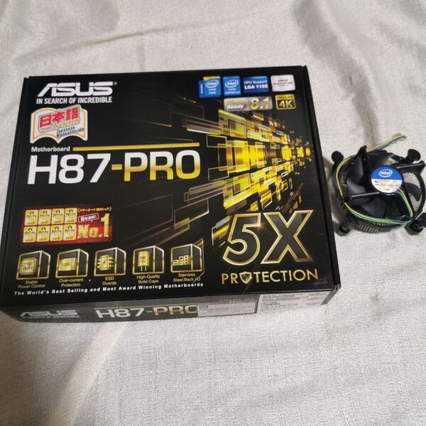 ASUSTeK Intel H87チップセット搭載マザーボード H87-PRO ATX LGA1150 PCI G3220
