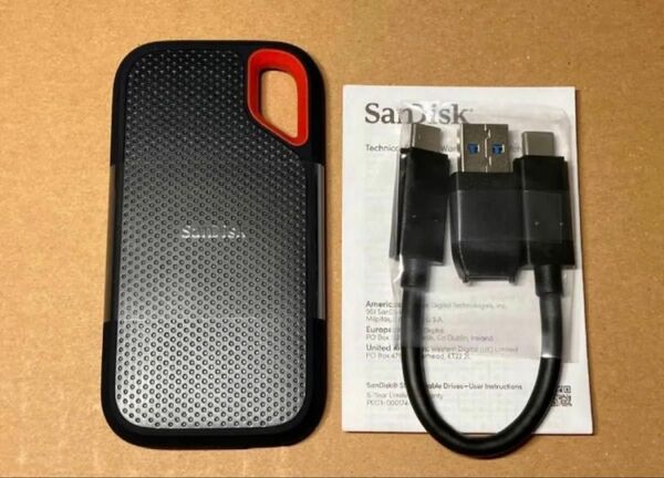 SANDISK 1TB ポータブルSSD 2024年製 SDSSDE61-1T00-J25 サンディスク エクストリーム