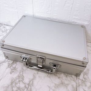 アタッシュケース アルミツールケース 工具箱 大型 収納ケース 工具箱 ツールボックス 265×185×80mm シルバー