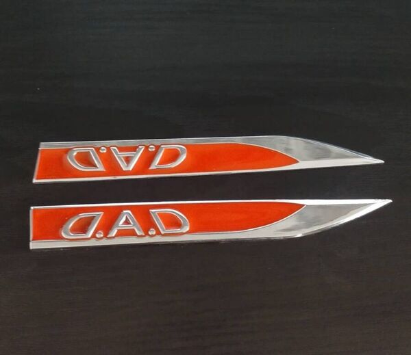 【DAD】 D.A.D ギャルソン プロテクター ステッカー エンブレム サイド フェンダー ハリアー セルシオ ランクルプリウス