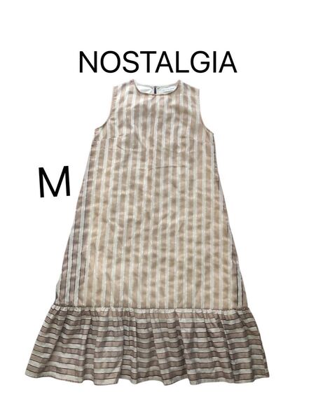 &.NOSTALGIA アンドドットノスタルジア ワンピース ティアード M