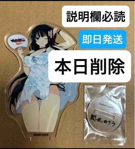 本日削除 閃乱カグラ アクリルフィギュア コレクション 斑鳩 水着