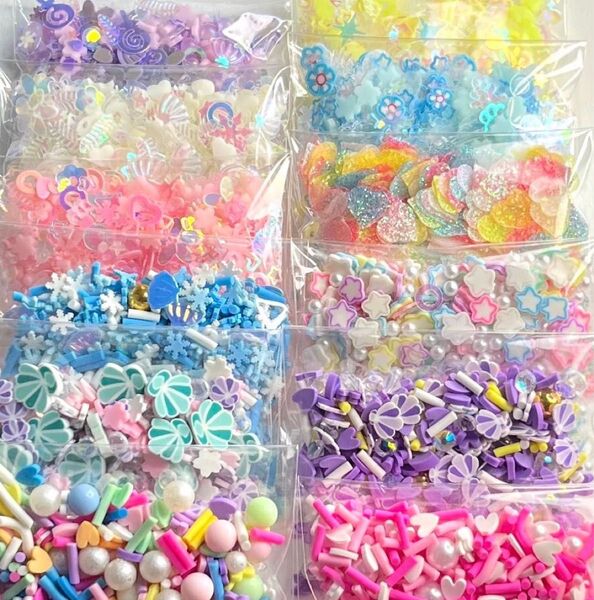 封入パーツ フレーク 12種 バラ売りOK 1種(10g)110円