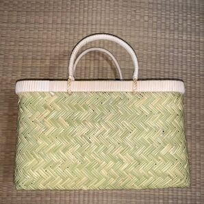 黄金鳥越竹細工 市場かご 新品 大サイズ●特選●貴重●
