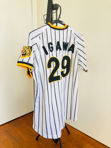 新品 未使用 タグ付き 阪神タイガース 復刻 ユニフォーム 井川慶 L 井川 刺繍 ホーム 阪神タイガース公認 シャープ産業製