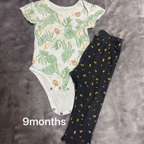 pekkle ボディスーツ+パンツ 2点セット 9months
