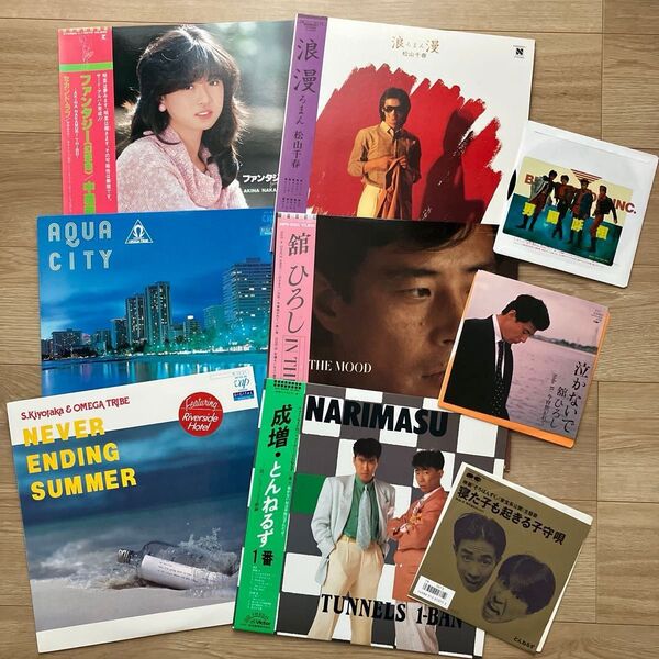 昭和レコード 9枚まとめ売り LPレコード6枚EPレコード3枚
