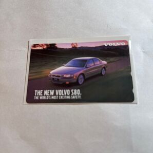 VOLVO S80 テレホンカード 未使用