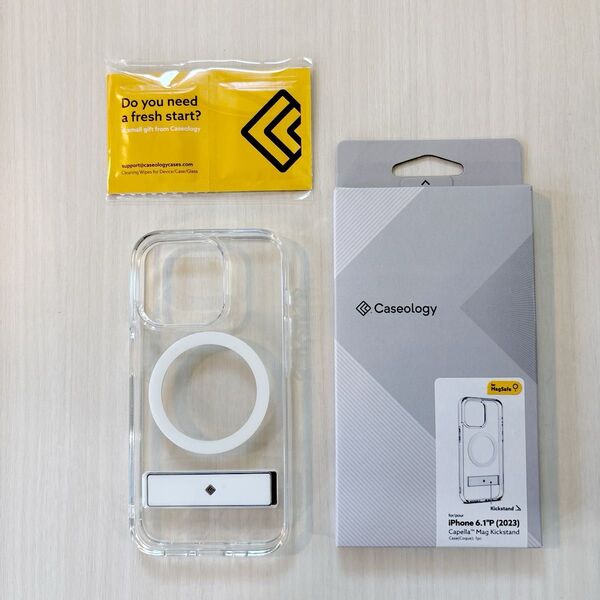 【超強力磁力】 Caseology iPhone 15 Pro ケース MagSafe対応 耐衝撃 グリップ 滑り止め TPU