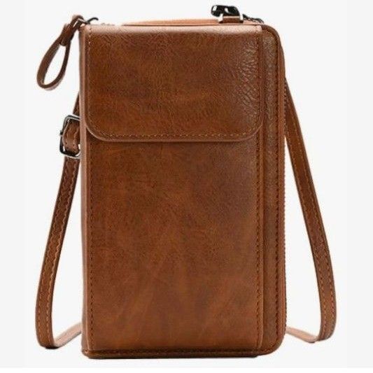 ★6/2限定価格★ レザー スマホ ショルダー バッグ 手ぶら お財布 スマホポーチ 軽量 小さい 斜め おしゃれ シンプル