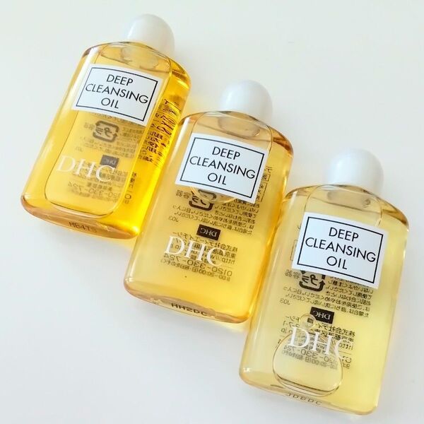 【新品・未使用品】DHC薬用ディープクレンジングオイルのサンプル(試供品)、20mlボトル×3個セット☆キャンプや旅行、入院時に