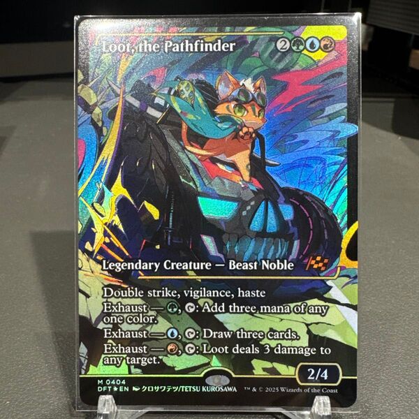 FOIL 英語版 開拓者、おたから MTG ENG ジャパンショーケース Loot, the Pathfinder