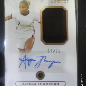keepsake アリシアトンプソン サインカード /75
