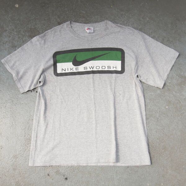 90s Nike usa製 プリントtシャツ グレー