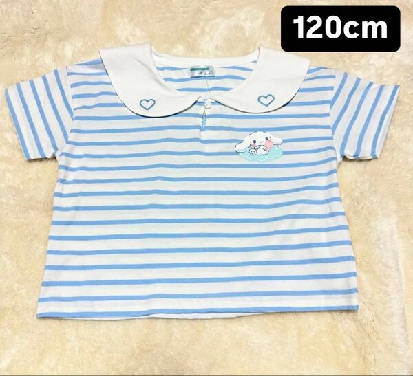 シナモロール 襟付き半袖Tシャツ 120cm