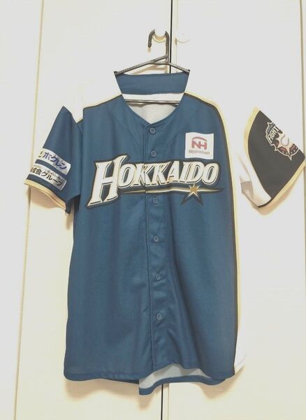 【応援グッズ】北海道日本ハムファイターズ|来場者配布|限定|応援ユニフォーム|青・白|非売品|