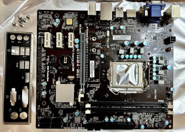 ECS H110M4-M01 LGA1151 MicroATX 正常動作品