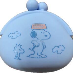 スヌーピー シリコン がま口ポーチ がま口 小銭入れ コインケース シリコーン SNOOPY