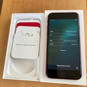 iPhone se2 第2世代 128GB レッド SIMフリー 利用制限◯ アクティベーションロック解除済み 美品